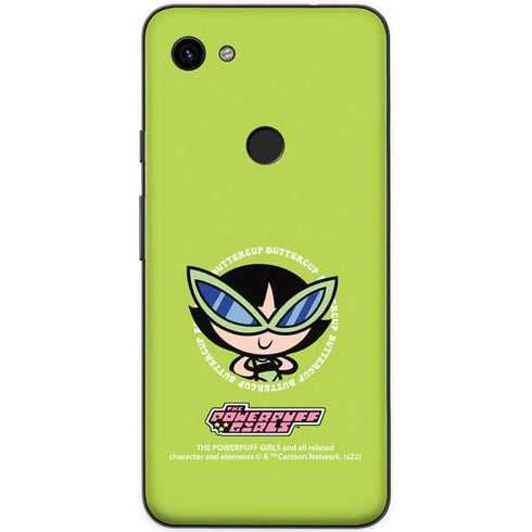 Cartoon Network Powerpuff Girls Buttercup Google Pixel 3a Skin