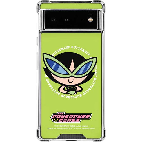 Cartoon Network Powerpuff Girls Buttercup Google Pixel 6 Clear Case