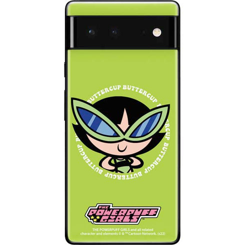 Cartoon Network Powerpuff Girls Buttercup Google Pixel 6 Skin