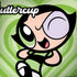 Cartoon Network Powerpuff Girls Buttercup Green Hearts Dell Alienware Skin