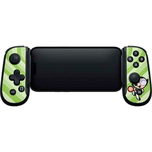 Cartoon Network Powerpuff Girls Buttercup Green Hearts Backbone One for iPhone Game Controller Skin