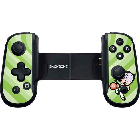 Cartoon Network Powerpuff Girls Buttercup Green Hearts Backbone One for iPhone Game Controller Skin