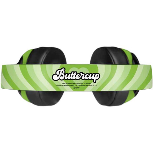 Cartoon Network Powerpuff Girls Buttercup Green Hearts Beats Solo Pro Skin