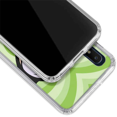 Cartoon Network Powerpuff Girls Buttercup Green Hearts Galaxy A10e Clear Case