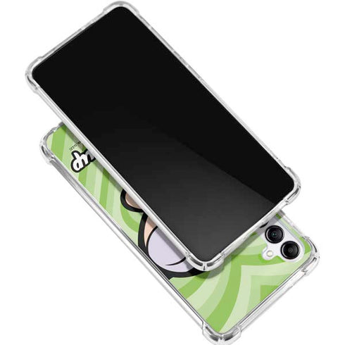 Cartoon Network Powerpuff Girls Buttercup Green Hearts Galaxy A15 5G Clear Case