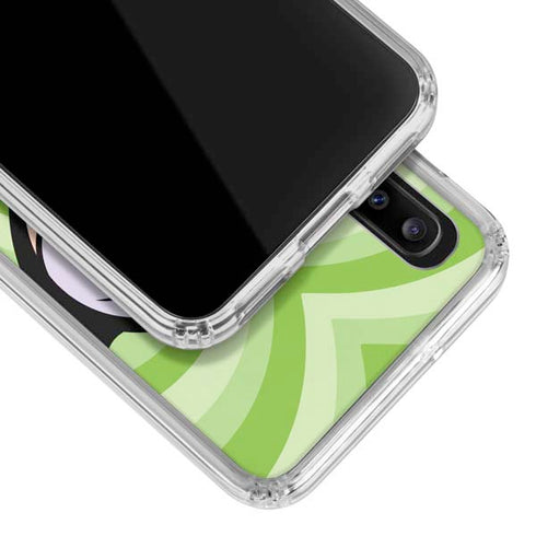 Cartoon Network Powerpuff Girls Buttercup Green Hearts Galaxy A30 Clear Case