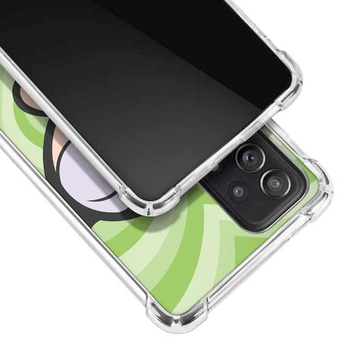 Cartoon Network Powerpuff Girls Buttercup Green Hearts Galaxy A52 5G Clear Case