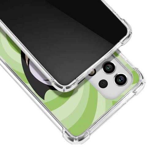 Cartoon Network Powerpuff Girls Buttercup Green Hearts Galaxy A53 5G Clear Case