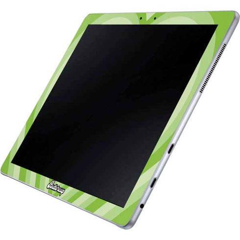 Cartoon Network Powerpuff Girls Buttercup Green Hearts Galaxy Book 12in Skin