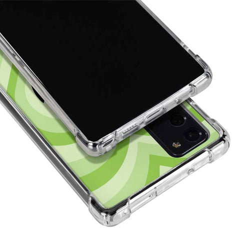 Cartoon Network Powerpuff Girls Buttercup Green Hearts Galaxy Note20 5G Clear Case