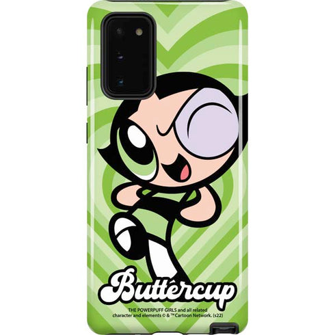 Cartoon Network Powerpuff Girls Buttercup Green Hearts Galaxy Note20 5G Pro Case