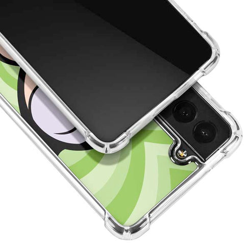 Cartoon Network Powerpuff Girls Buttercup Green Hearts Galaxy S22 Plus Clear Case