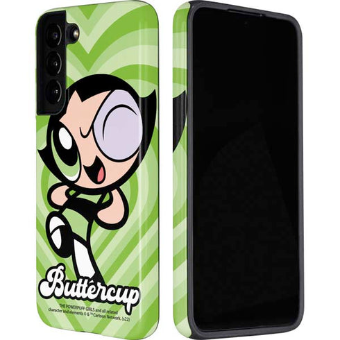 Cartoon Network Powerpuff Girls Buttercup Green Hearts Galaxy S22 Pro Case
