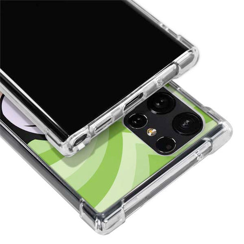 Cartoon Network Powerpuff Girls Buttercup Green Hearts Galaxy S22 Ultra Clear Case