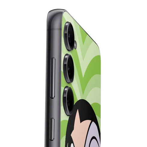 Cartoon Network Powerpuff Girls Buttercup Green Hearts Galaxy S23 Plus Skin