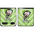 Cartoon Network Powerpuff Girls Buttercup Green Hearts Galaxy Z Flip Skin