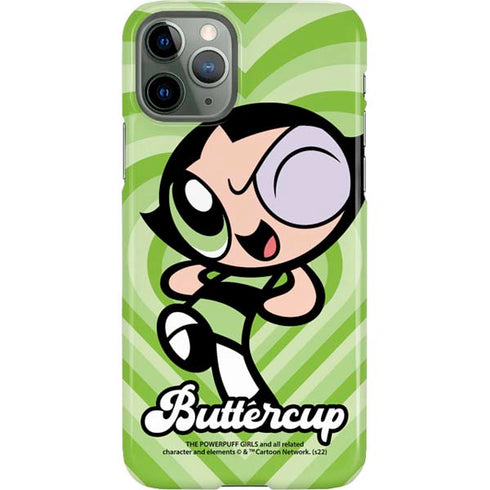 Cartoon Network Powerpuff Girls Buttercup Green Hearts iPhone 11 Pro Lite Case