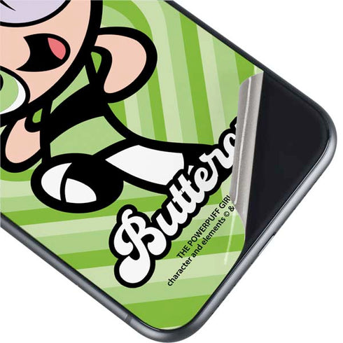 Cartoon Network Powerpuff Girls Buttercup Green Hearts iPhone 11 Skin