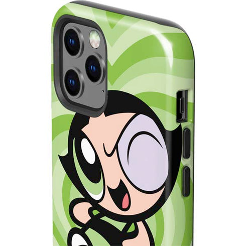 Cartoon Network Powerpuff Girls Buttercup Green Hearts iPhone 12 Pro Impact Case