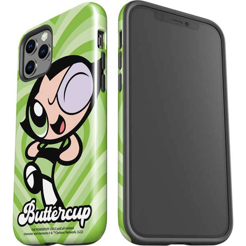 Cartoon Network Powerpuff Girls Buttercup Green Hearts iPhone 12 Pro Impact Case