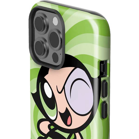 Cartoon Network Powerpuff Girls Buttercup Green Hearts iPhone 13 Pro Max Impact Case
