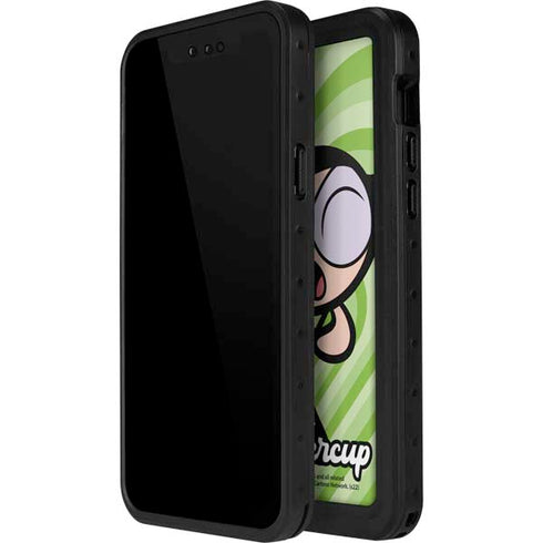 Cartoon Network Powerpuff Girls Buttercup Green Hearts iPhone 15 Pro Waterproof Case