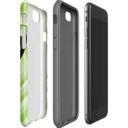 Cartoon Network Powerpuff Girls Buttercup Green Hearts iPhone SE (2nd & 3rd Gen) Pro Case