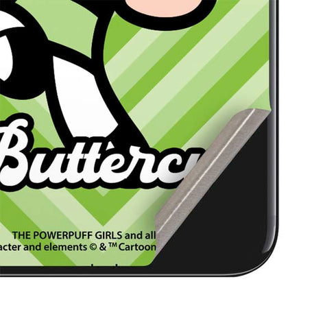 Cartoon Network Powerpuff Girls Buttercup Green Hearts iPhone SE (2nd & 3rd Gen) Skin