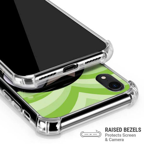 Cartoon Network Powerpuff Girls Buttercup Green Hearts iPhone XR Clear Case