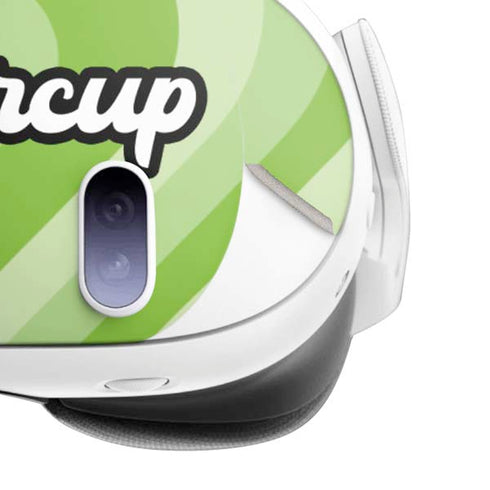 Cartoon Network Powerpuff Girls Buttercup Green Hearts Meta Quest 3 Skin