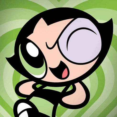Cartoon Network Powerpuff Girls Buttercup Green Hearts Moto G6 Skin