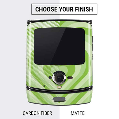Cartoon Network Powerpuff Girls Buttercup Green Hearts Motorola RAZR Skin