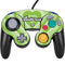 Cartoon Network Powerpuff Girls Buttercup Green Hearts Nintendo GameCube Controller Skin