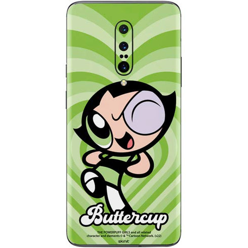 Cartoon Network Powerpuff Girls Buttercup Green Hearts OnePlus 7 Pro Skin