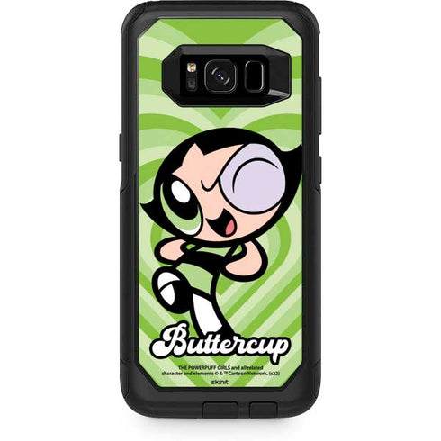 Cartoon Network Powerpuff Girls Buttercup Green Hearts Otterbox Commuter Galaxy Skin