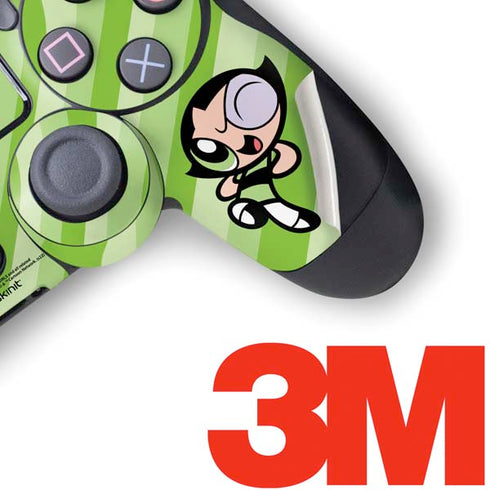 Cartoon Network Powerpuff Girls Buttercup Green Hearts PS4 Pro/Slim Controller Skin