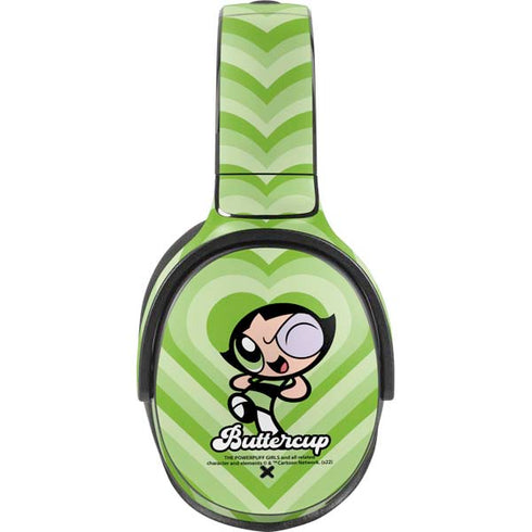 Cartoon Network Powerpuff Girls Buttercup Green Hearts Skullcandy Venue Skin