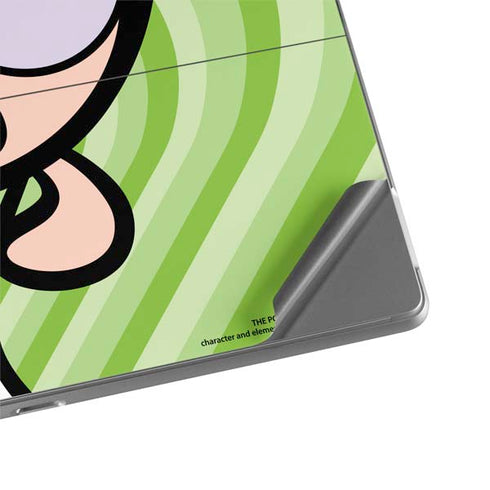Cartoon Network Powerpuff Girls Buttercup Green Hearts Surface Pro 8 Skin
