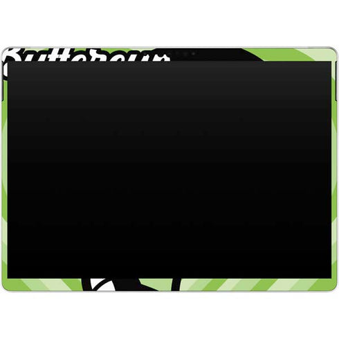 Cartoon Network Powerpuff Girls Buttercup Green Hearts Surface Pro 9 Skin