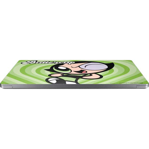 Cartoon Network Powerpuff Girls Buttercup Green Hearts Universal Laptop 14in (11.4 x 8.2in) Skin
