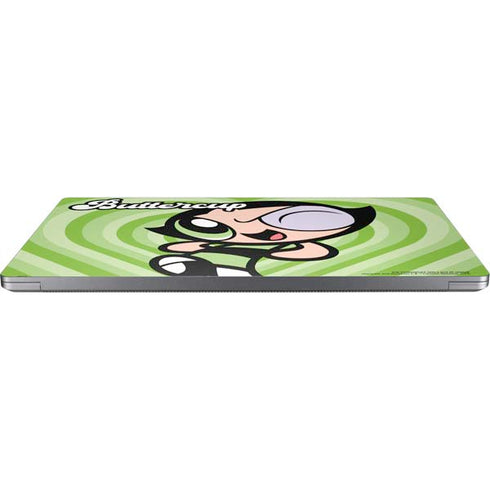 Cartoon Network Powerpuff Girls Buttercup Green Hearts Universal Laptop 17in (13.8 x 10in) Skin