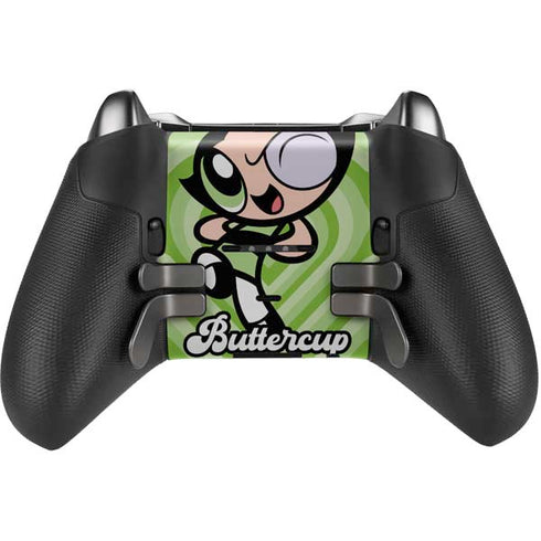 Cartoon Network Powerpuff Girls Buttercup Green Hearts Xbox Elite Wireless Controller Series 2 Skin