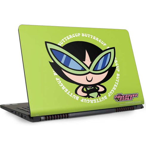 Cartoon Network Powerpuff Girls Buttercup Dell Inspiron Skin