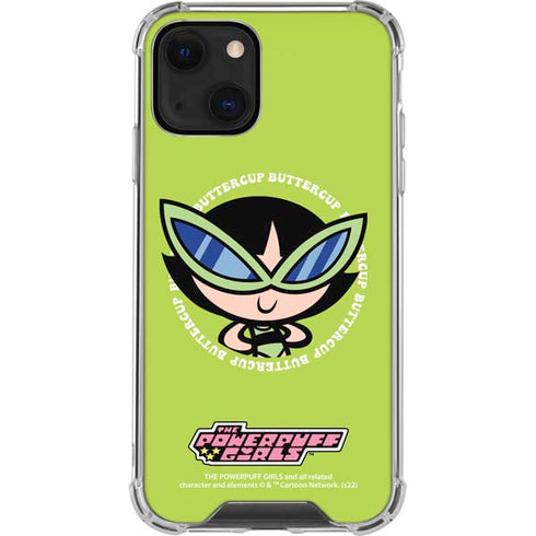 Cartoon Network Powerpuff Girls Buttercup iPhone 13 Mini Clear Case