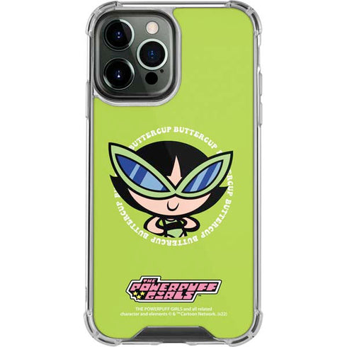 Cartoon Network Powerpuff Girls Buttercup iPhone 14 Pro Max Clear Case