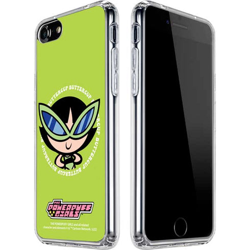 Cartoon Network Powerpuff Girls Buttercup iPhone SE (2nd & 3rd Gen) Clear Case