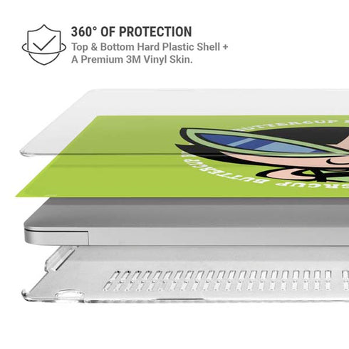 Cartoon Network Powerpuff Girls Buttercup MacBook Air 13in M1 (2021) Case plus Skin