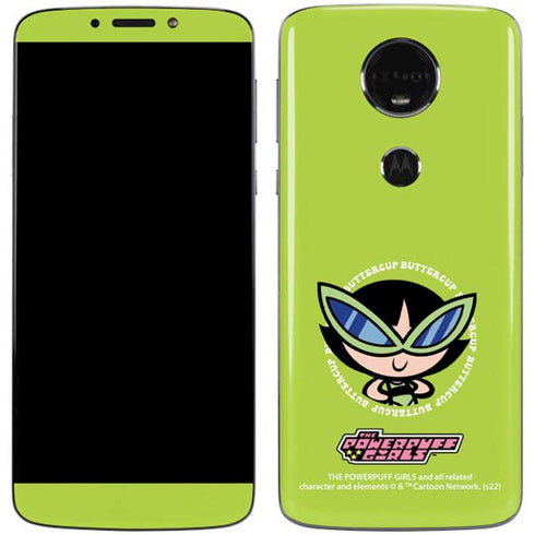 Cartoon Network Powerpuff Girls Buttercup Moto E5 Plus Skin