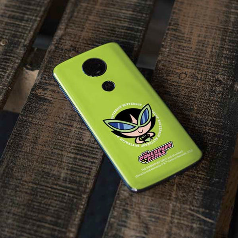 Cartoon Network Powerpuff Girls Buttercup Moto E5 Plus Skin