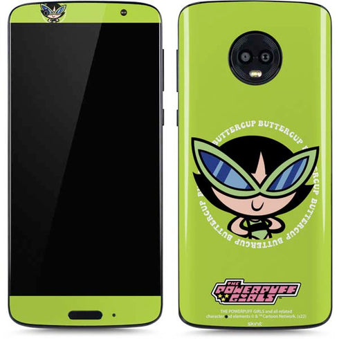 Cartoon Network Powerpuff Girls Buttercup Moto G6 Skin